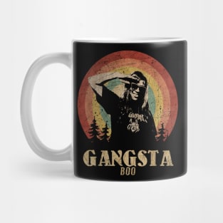 Retro Sunset Gangsta Boo Mug